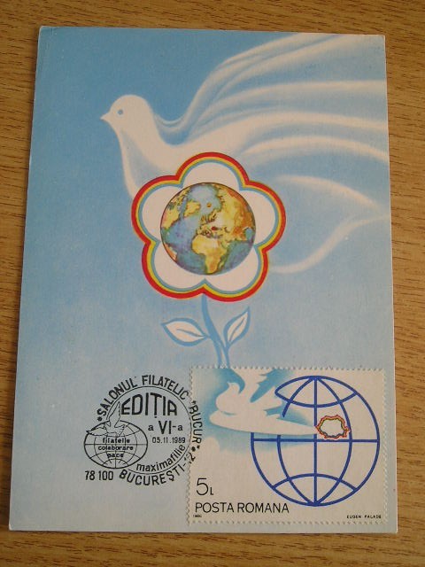 MAXIMA - NATIONALA - ANUL INTERNATIONAL AL PACII - BUCURESTI 1989