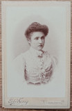 Portret femeie// CDV Gebruder Konig Czernowitz (Cernauti)