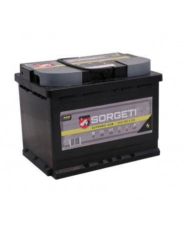 Baterie auto SORGETI Supremo AGM Start &amp; Stop 60Ah