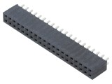 Conector şiruri pini mamă 40 PIN 2,54mm aurit THT SAMTEC
