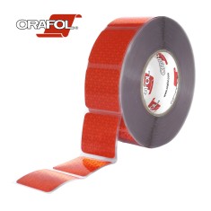 Banda Reflectorizanta Segmentata Reflexite Orafol Rosu 50Mmx50M Ece 104