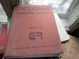 DICTIONAR GERMAN-ROMAN (EDITURA ACADEMIEI, 1989),EDITIA A II A,140.000 DE CUVINTE,1184 PAG