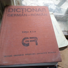 DICTIONAR GERMAN-ROMAN (EDITURA ACADEMIEI, 1989),EDITIA A II A,140.000 DE CUVINTE,1184 PAG