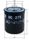 MAHLE OC 275 Filtru ulei
