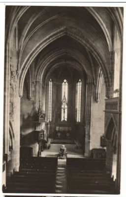 CPIB 22429 - CARTE POSTALA - SIBIU. ALTARUL CATEDRALEI EVANGHELICE foto