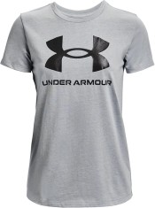 Tricou cu maneca scurta pentru femei Under Armour Live Sportstyle Graphic SSC, gri, L - OUTLET