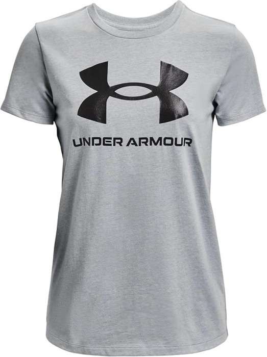 Tricou cu maneca scurta pentru femei Under Armour Live Sportstyle Graphic SSC, gri, L - OUTLET