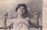 Fotografie dinamica cu o fata (circulata 1905)