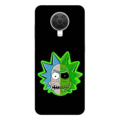 Husa compatibila cu Nokia G10, compatibila cu Nokia G20 Silicon Gel Tpu Model Rick And Morty Alien foto