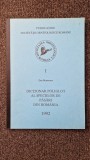 DICTIONAR POLIGLOT AL SPECIILOR DE PASARI DIN ROMANIA