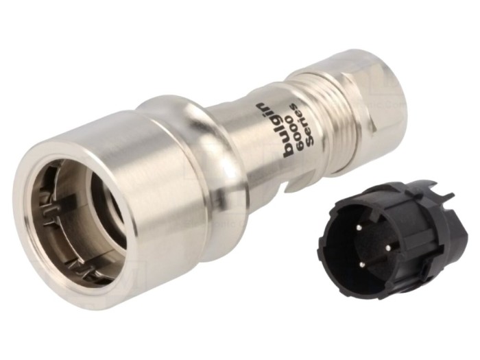Conector circular 3 pini IP68
