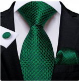 Set cravata + batista + butoni - matase -- model 789