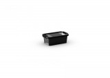 Cutie KIS Bi-Box XS, 3L, negru, 26,5x16x10 cm, cu capac