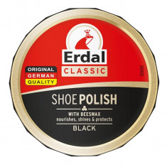 Cremă pentru pantofi Erdal, negru, 55 ml