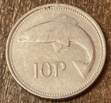 C50 - Moneda foarte veche - Irlanda - 10 pence - 1995