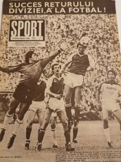 Revista SPORT nr.2/1986 foto