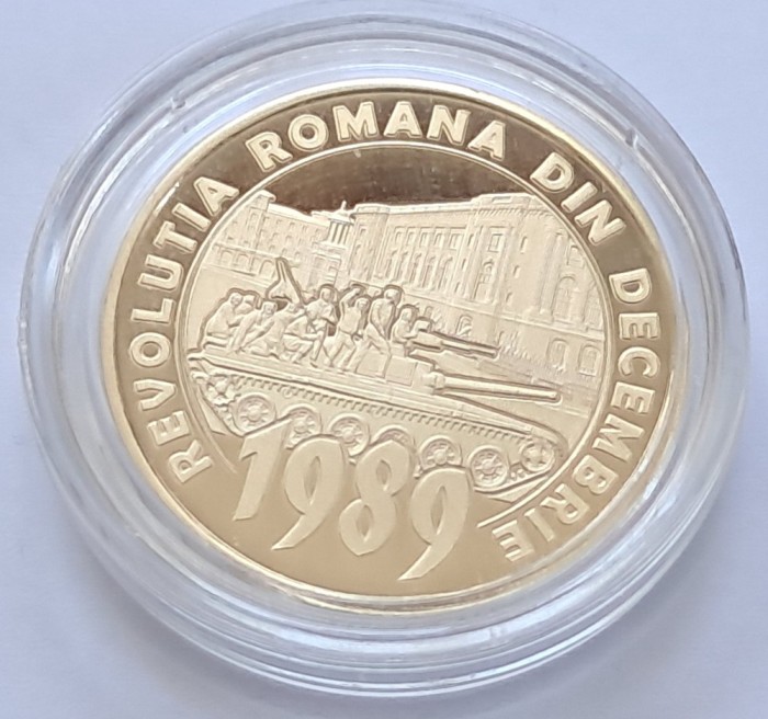 50 Bani 2019 Proof Revolutia