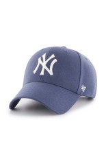 47brand șapcă din amestec de l&acirc;nă MLB New York Yankees culoarea violet, cu imprimeu