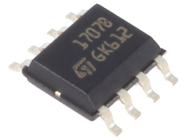 Switch de putere high-/low-side, controler LED 0,5A, SMD, 2 canale