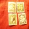 Serie mica RPR 1958 Ciuperci , 4 valori stampilate
