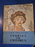 carte pentru copii - povestiri pentru copii - lev tolstoi - din anul 1977