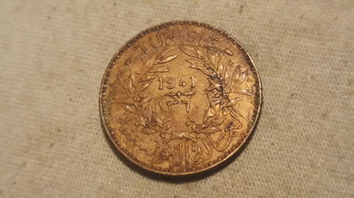 Tunisia - 2 francs 1941.
