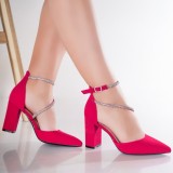 Cumpara ieftin Pantofi dama Fucsia din Piele Ecologica Intoarsa Adiba, 36
