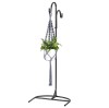 Suport de gradina cu carlig Navaris, ajustabil, 122,5x41x34 cm, 2 baze incluse, 56158.03