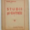 STUDII SI CRITICE de CAROL DRIMER , 1926