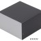 Carcasă aluminiu argintiu 100x103x63 mm