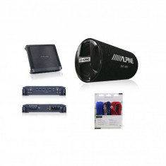 Pachet Subwoofer ALPINE SWT-12S4 + Statie BBX-T600 + Kit de cabluri 350940