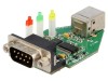 Adaptor USB la RS232 cu LED Indicator D-Sub 9 pini