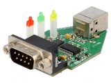 Adaptor USB la RS232 cu LED Indicator D-Sub 9 pini