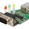 Adaptor USB la RS232 cu LED Indicator D-Sub 9 pini