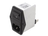 Conector de Alimentare AC C14 6A 250VAC