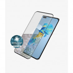 Folie Sticla Panzer Antibacterial pentru Huawei Mate 40 Pro/40 Pro Plus Negru foto