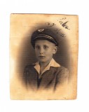 Mica poza elev cu stampila atelier foto Bucuresti, 1941