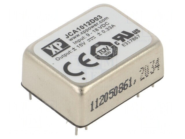 Convertor DC/DC 10W 9-18V la 15V/-15V THT