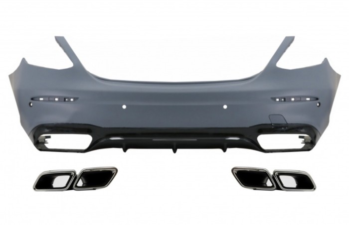 Bara Spate cu Ornamente tobe Crom Mercedes E-Class W213 (2016-2019) E63 Design Performance AutoTuning