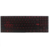 Tastatura Laptop, Lenovo, Legion Y7000-2019-PG0 Type 81T0, cu iluminare, layout US, taste rosii