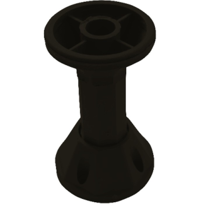 Picior mobila Guler, negru, 100 mm, 4 buc / set