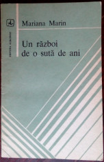 MARIANA MARIN: UN RAZBOI DE O SUTA DE ANI(VERSURI/DEBUT 1981/DEDICATIE-AUTOGRAF) foto