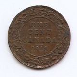 Canada 1 Cent 1918 - George V (with &quot;DEI GRA&quot;) Bronz, 25.5 mm KM-21 (1), America de Nord
