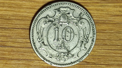 Austria Imperiu Habsburgic - moneda de colectie - 10 heller 1894 - f frumoasa ! foto