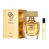 Cumpara ieftin Set Giordani Gold Essenza cu apa de parfum 50 ml si mini parfum 8 ml, aroma floral-lemnoasa luminoasa pentru femei