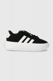 adidas sneakers din piele GRAND COURT culoarea negru IE1102