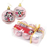 Set 6 Globuri brad Craciun Minnie Mouse