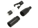 Metal Plug Straight Cord 5 Pin