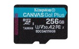 Card de memorie Kingston Canvas Go! Plus Micro-SDXC, 256 GB, Clasa 10 + Adaptor