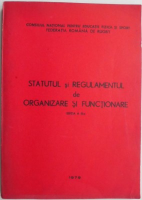 Statutul Federatiei Romane de Rugby foto